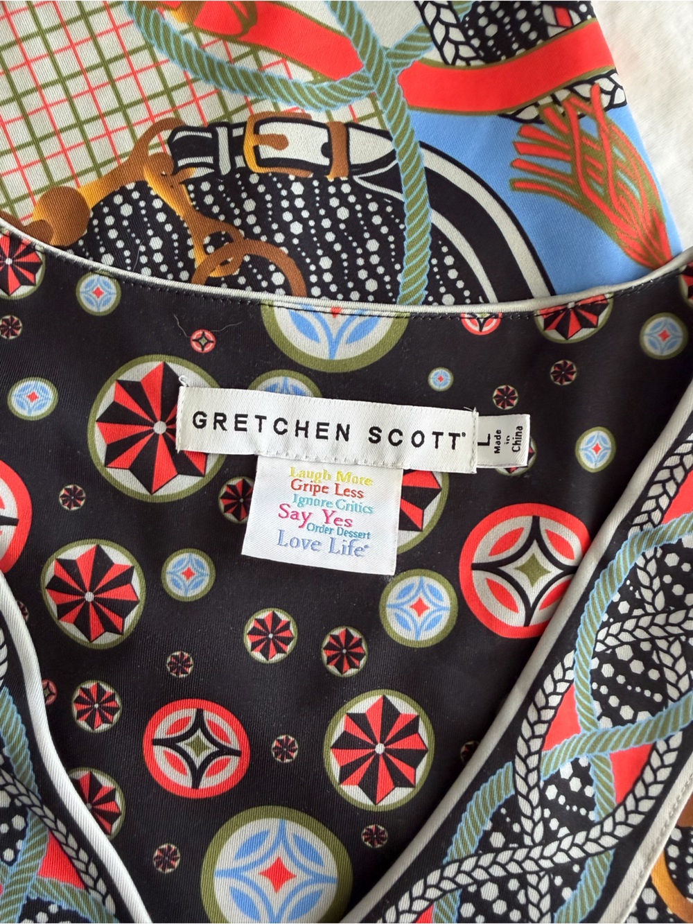 Gretchen Scott Printed Workwear Midi Dress - Picture 4 of 9